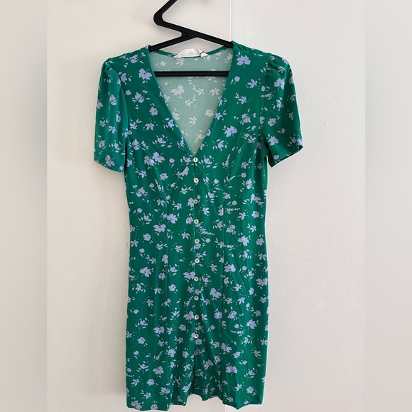 Mango Floral Buttoned Dress NWT - Picture 4 of 5